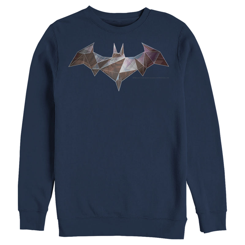 Men's Batman Logo Geometric Wing Sweatshirt