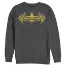 Men's Batman Logo Icon Collage Sweatshirt