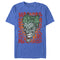 Men's Batman Joker Laugh Background Text T-Shirt