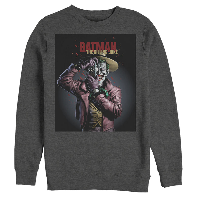 Men's Batman Joker Camera Poster Sweatshirt