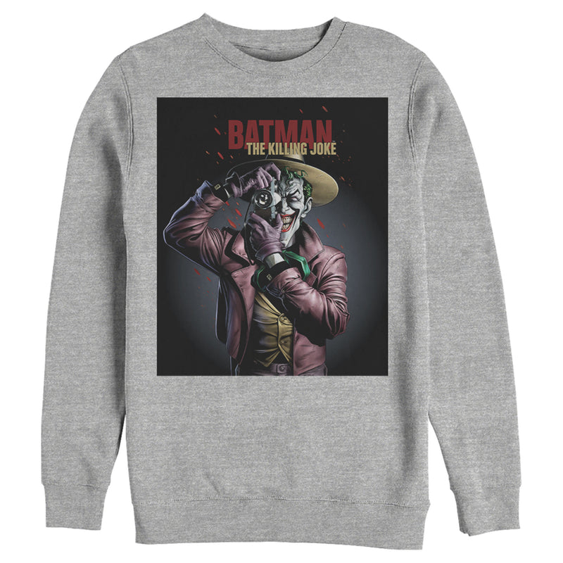 Men's Batman Joker Camera Poster Sweatshirt