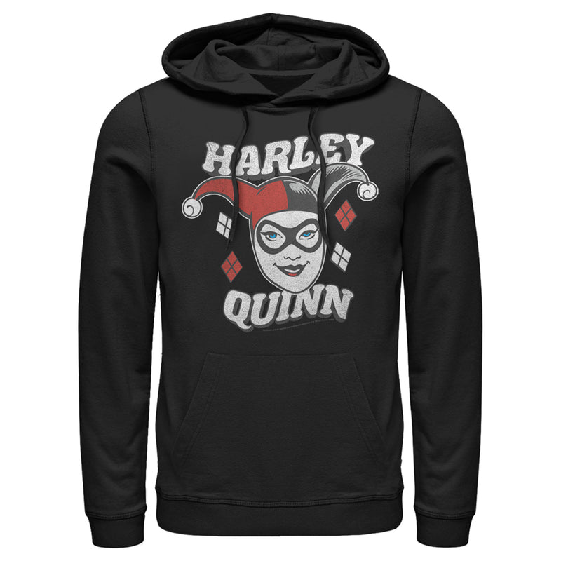 Men's Batman Harley Quinn Smile Face Pull Over Hoodie