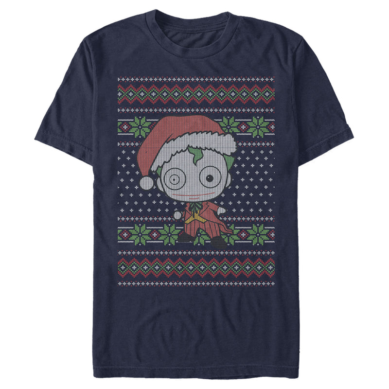 Men's Batman Ugly Christmas Chibi Joker T-Shirt