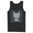 Men's Batman Ugly Christmas Chibi Snow Bat Tank Top