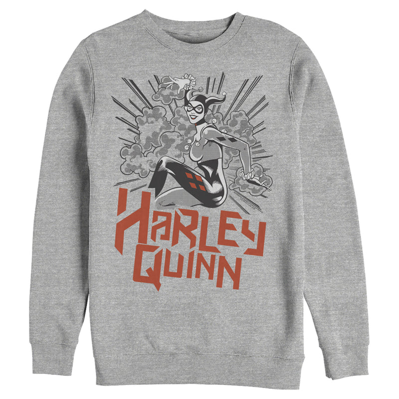 Men's Batman Harley Quinn Retro Explosion Sweatshirt