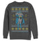 Men's Batman Ugly Christmas Dark Knight Pose Sweatshirt