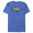 Men's Batman Gotham Skyline Bat Shape T-Shirt