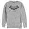 Men's Batman Gotham Skyline Bat Shape Sweatshirt