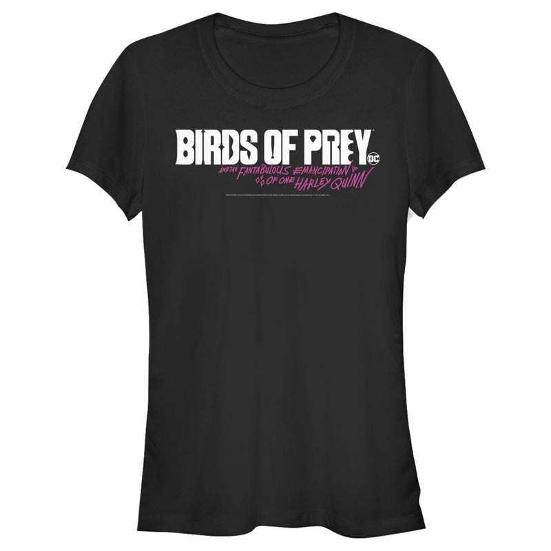 Junior's Birds of Prey Fantabulous Logo T-Shirt