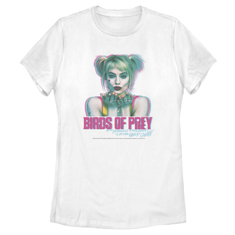 Women's Birds of Prey Harley Quinn Blur T-Shirt