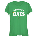 Junior's Elf Raised By Elves T-Shirt