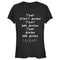 Junior's Friends They Don't Know We Know Quote T-Shirt