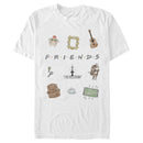 Men's Friends Series Icon Cartoons T-Shirt