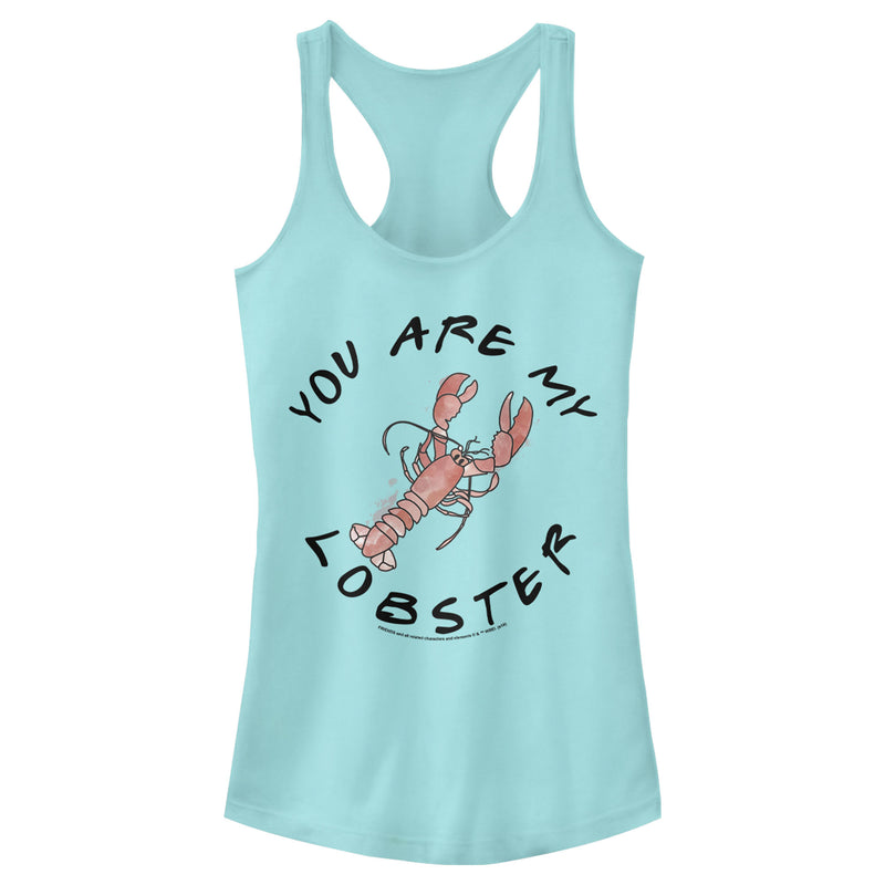 Junior's Friends You Are My Lobster Quote Racerback Tank Top