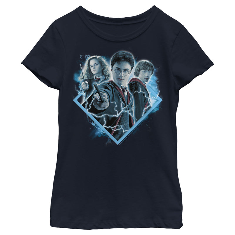 Girl's Harry Potter Best Friend Magic Trio T-Shirt
