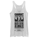 Women's Harry Potter Lucius Malfoy Caught Poster Racerback Tank Top