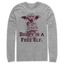 Men's Harry Potter Dobby is a Free Elf Long Sleeve Shirt