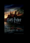 Boy's Harry Potter Deathly Hallows Hogwarts Poster T-Shirt
