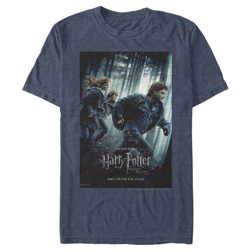 Men's Harry Potter Deathly Hallows Poster T-Shirt