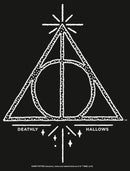 Men's Harry Potter Deathly Hallows Symbol Long Sleeve Shirt