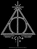 Men's Harry Potter Deathly Hallows Symbol Pull Over Hoodie