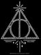 Men's Harry Potter Deathly Hallows Symbol Pull Over Hoodie