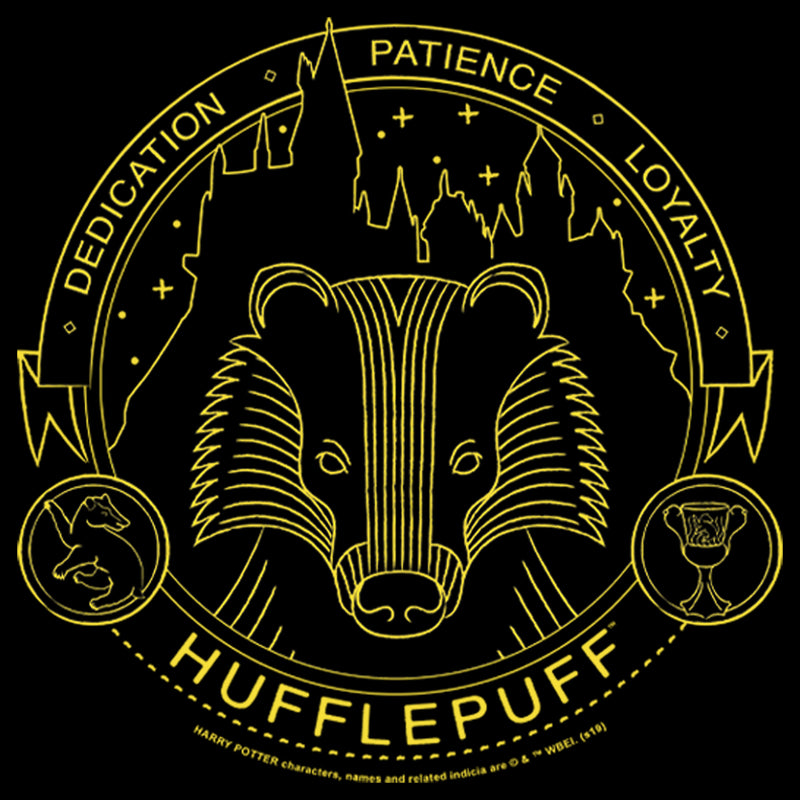 Men's Harry Potter Hufflepuff House Emblem Sweatshirt