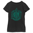 Girl's Harry Potter Slytherin House Crest T-Shirt