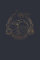 Junior's Harry Potter Ravenclaw House Emblem Festival Muscle Tee