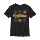 Boy's Harry Potter Gryffindor Argyle Print T-Shirt
