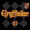 Men's Harry Potter Gryffindor Argyle Print Pull Over Hoodie