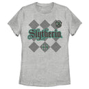 Women's Harry Potter Slytherin Argyle Print T-Shirt