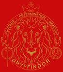Boy's Harry Potter Gryffindor Line Art Seal T-Shirt