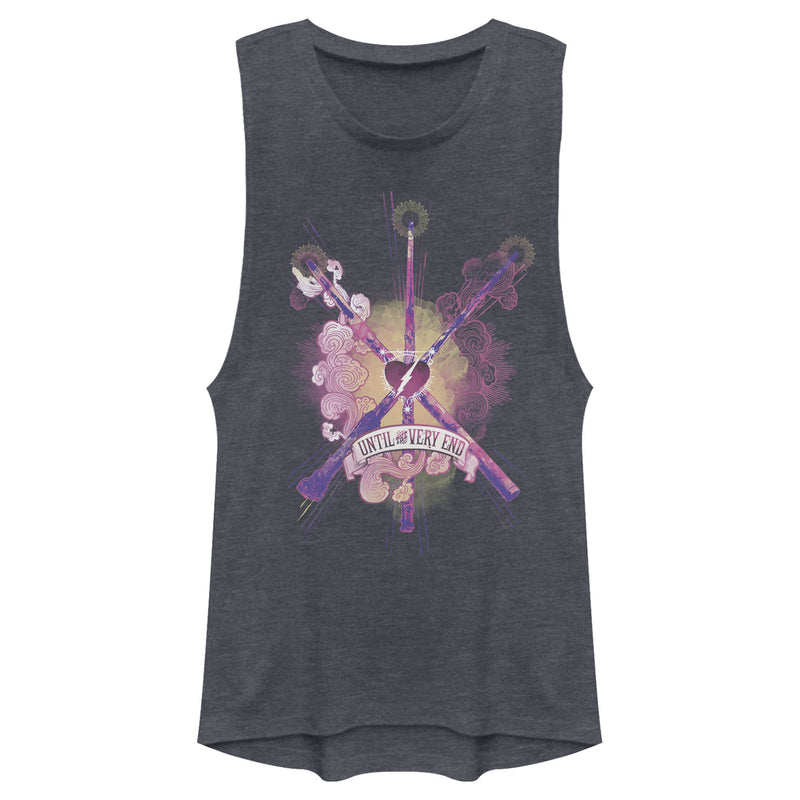 Junior's Harry Potter Love Until End Magic Festival Muscle Tee