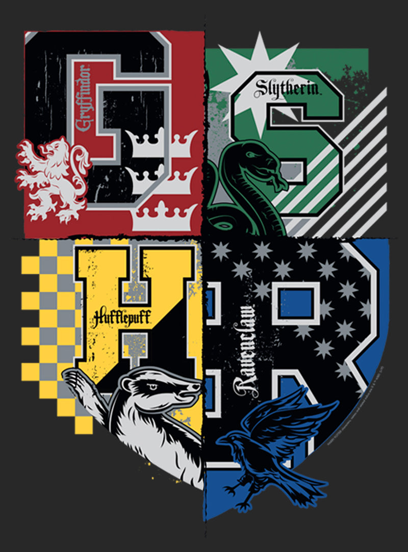 Women's Harry Potter House Crests Shield T-Shirt