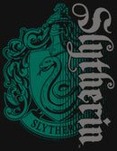 Girl's Harry Potter Slytherin Dark Badge Logo T-Shirt