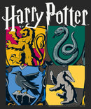 Women's Harry Potter Hogwarts Houses Vintage Collage T-Shirt