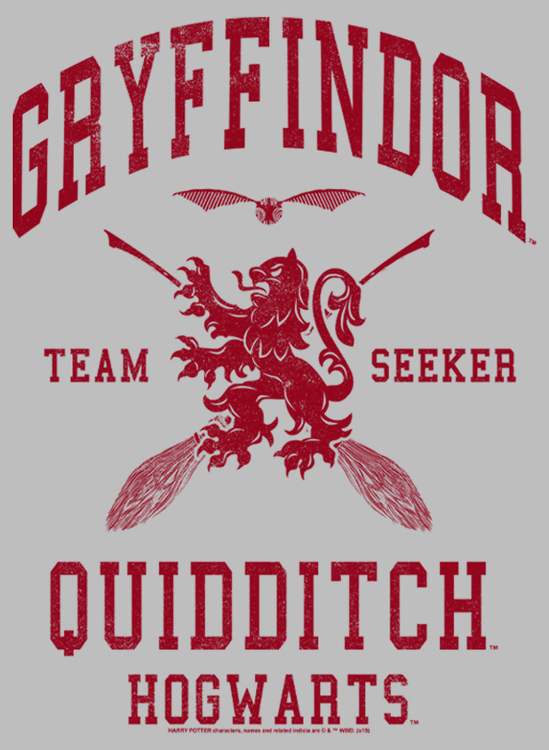 Men's Harry Potter Gryffindor Quidditch Team Seeker Long Sleeve Shirt