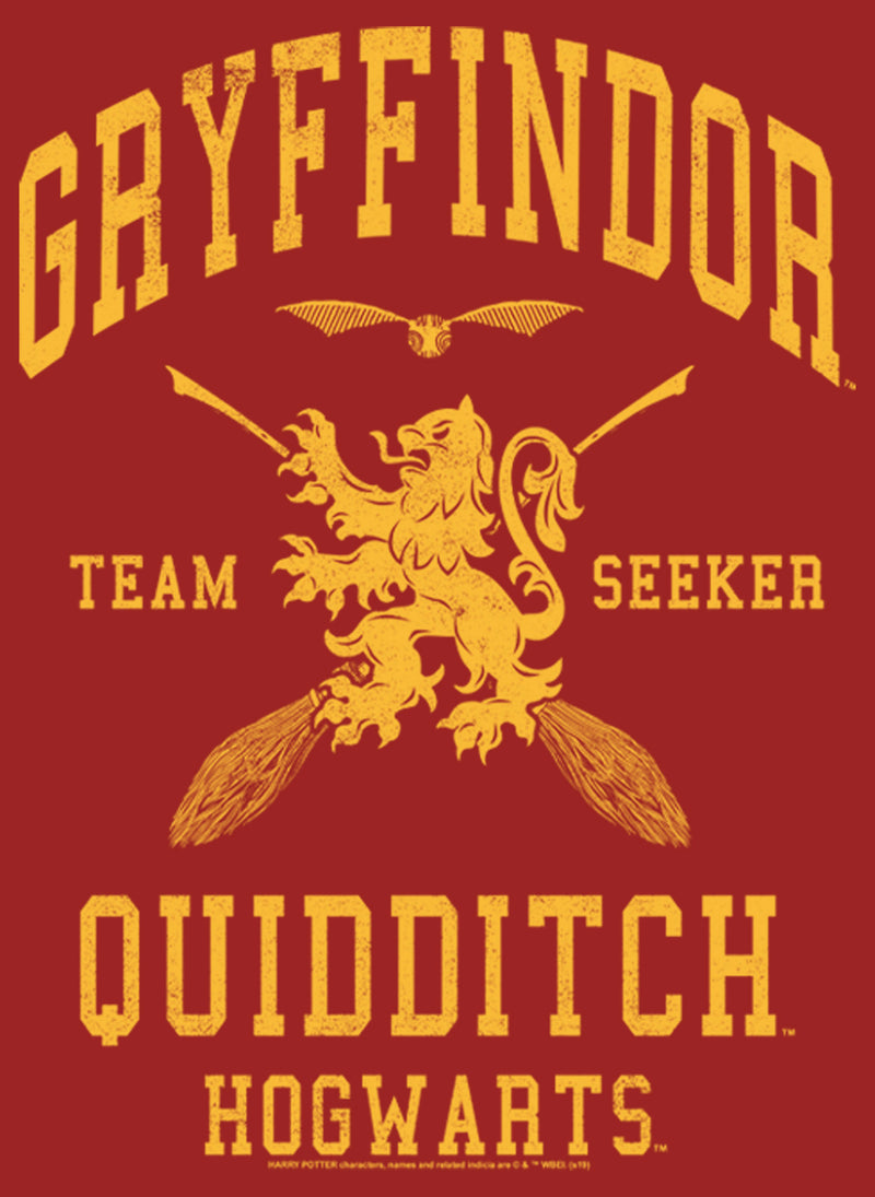 Women's Harry Potter Gryffindor Quidditch Gold Team Seeker T-Shirt
