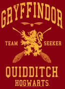 Junior's Harry Potter Gryffindor Quidditch Gold Team Seeker Racerback Tank Top