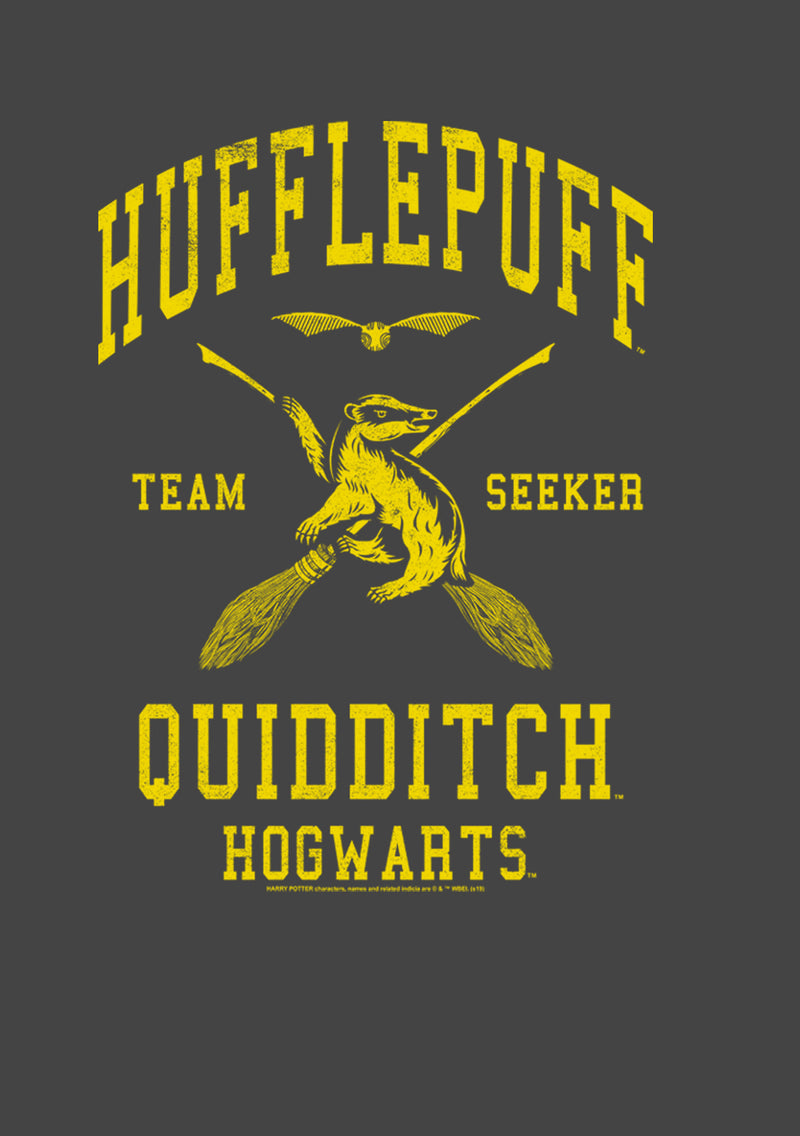 Junior's Harry Potter Hufflepuff Quidditch Seeker Racerback Tank Top