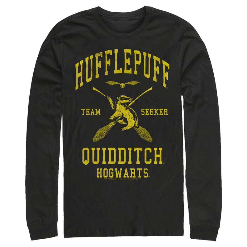 Men's Harry Potter Hufflepuff Quidditch Seeker Long Sleeve Shirt