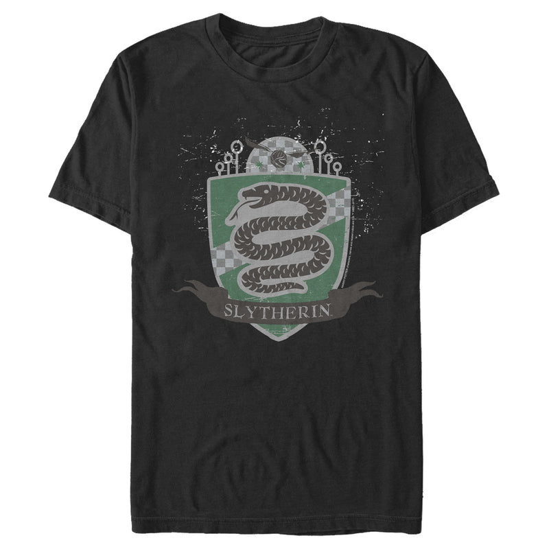 Men's Harry Potter Slytherin House Shield T-Shirt