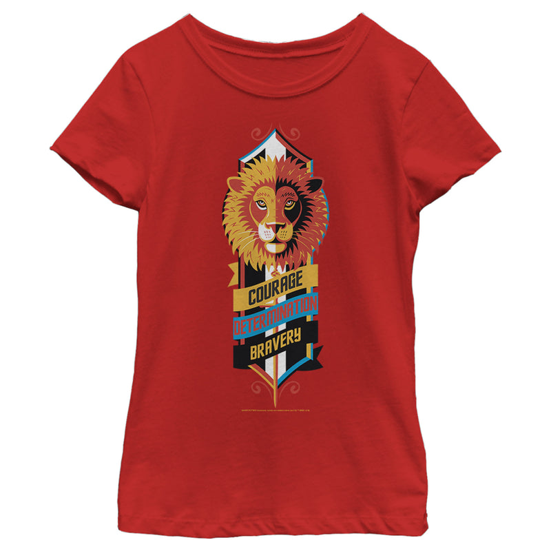 Girl's Harry Potter Gryffindor Lion Emblem T-Shirt
