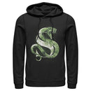 Men's Harry Potter Slytherin Snake Watercolor Pull Over Hoodie