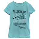 Girl's Harry Potter List of Spells T-Shirt