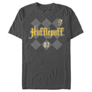 Men's Harry Potter Hufflepuff Argyle Print T-Shirt