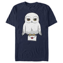 Men's Harry Potter Cartoon Hedwig Letter T-Shirt