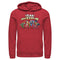 Men's Justice League Team Awesome Perspective Pull Over Hoodie