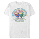 Men's Justice League Heroes on Vacation T-Shirt